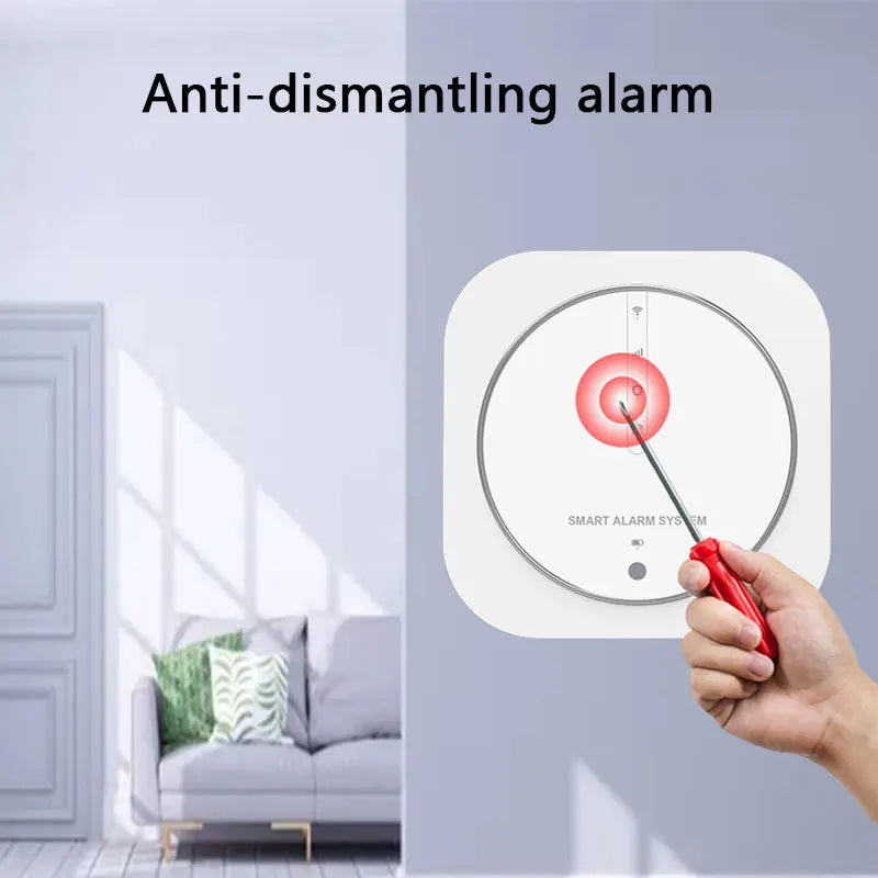 Tuya 433MHz Wireless WiFi GSM Home Security Alarm System