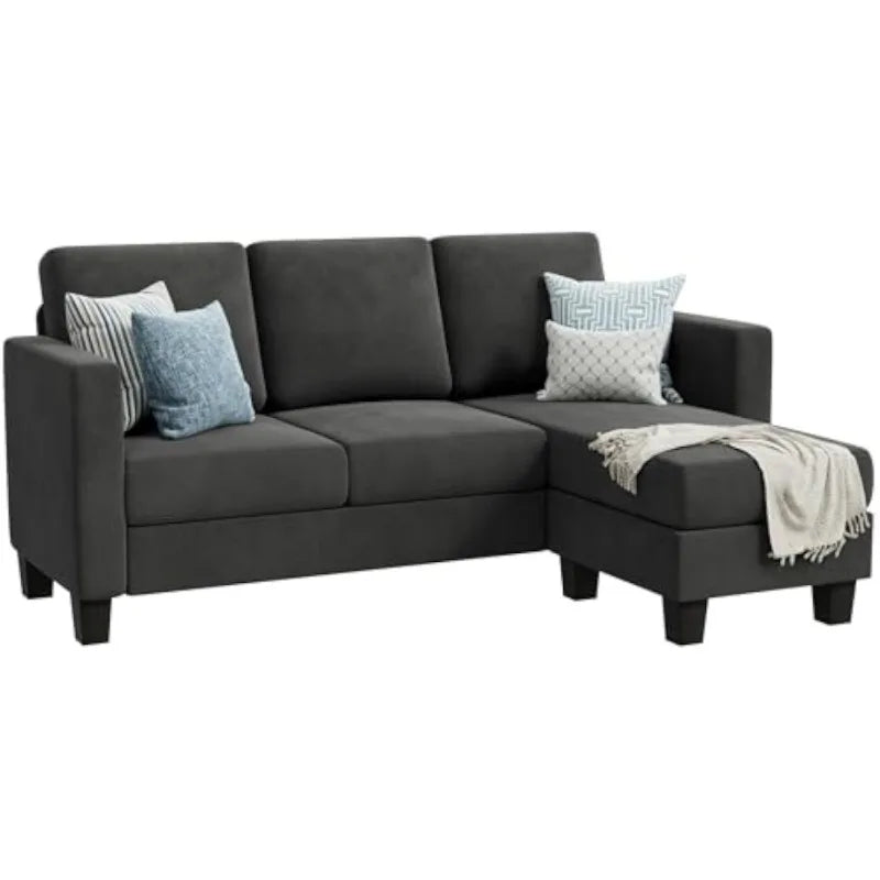 Convertible Sectional 3 L-Shaped Couch