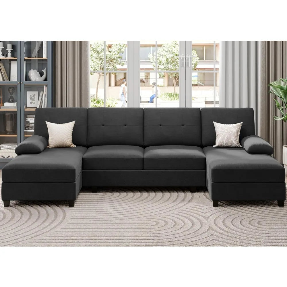 U-Shaped Sofa Couch Living Room Furniture Sets