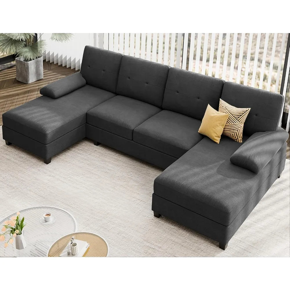 U-Shaped Sofa Couch Living Room Furniture Sets