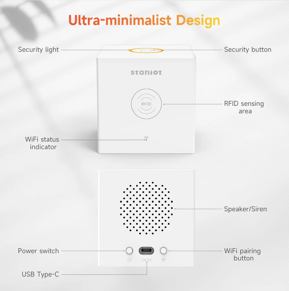 Staniot SecCube 3 Alarm System Kit 433Mhz