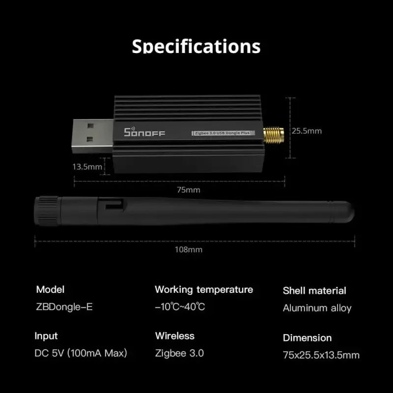 SONOFF ZB Dongle-E Wireless Zigbee Gateway Analyzer