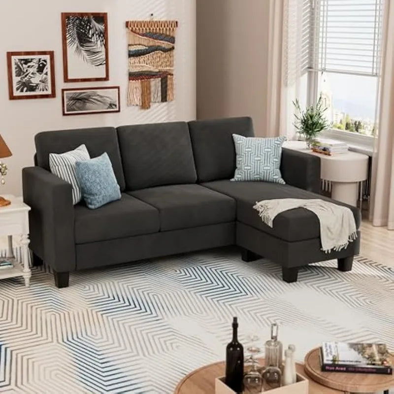 Convertible Sectional 3 L-Shaped Couch