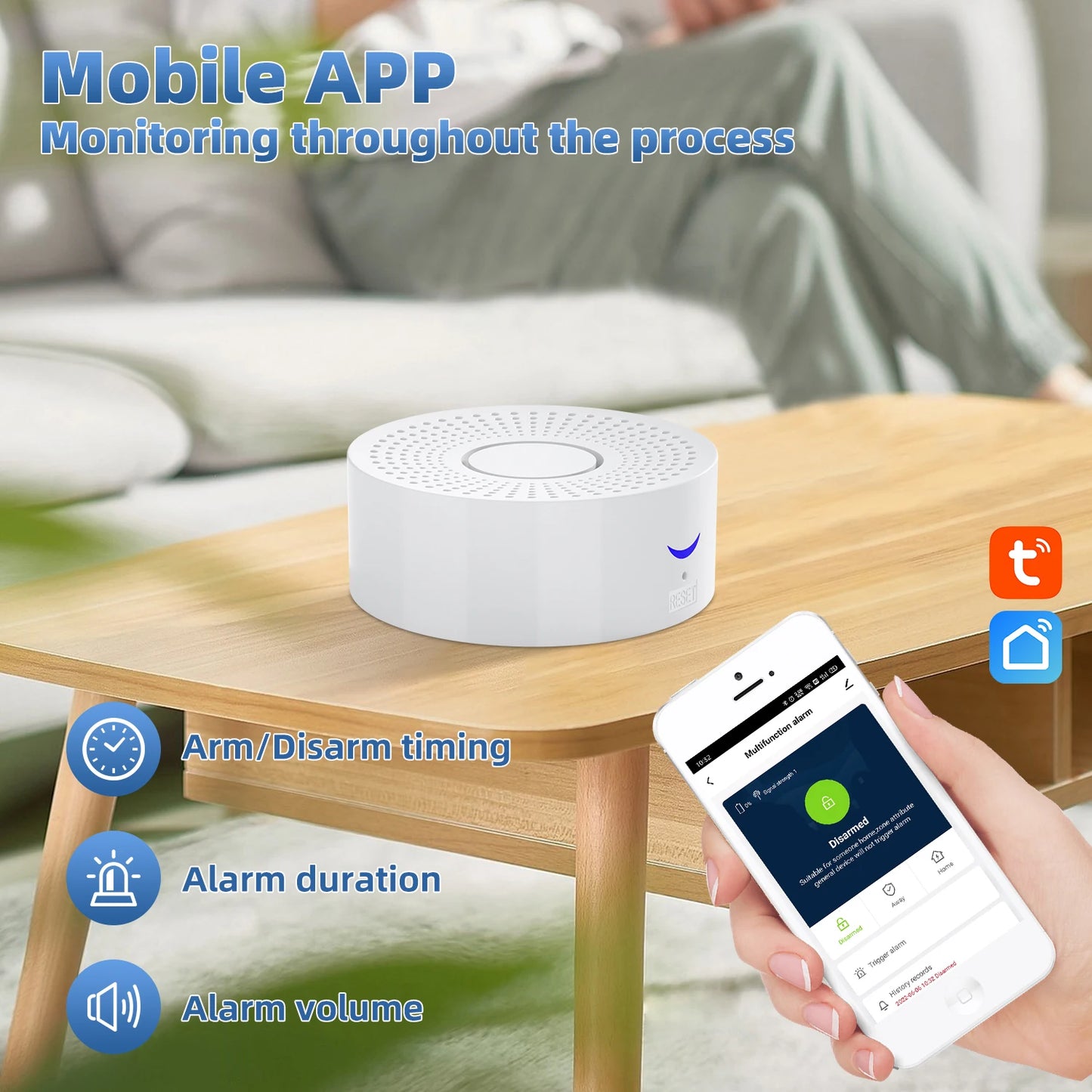 Wireless WiFi Smart Home Automation Security Alarm System