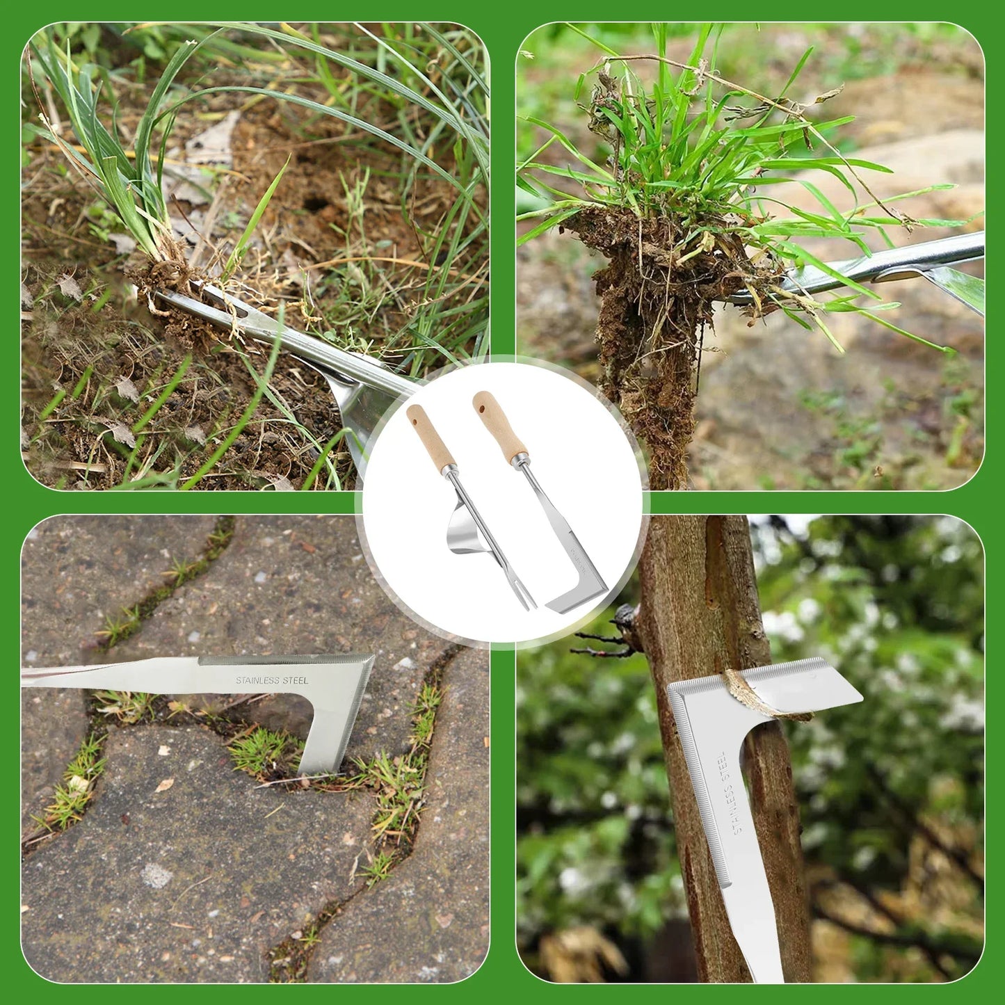 Crack Weeder Stainless Steel Weed Puller