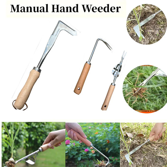 Wood Handle Garden Weeder