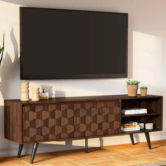 Solid Wood TV Stand Console