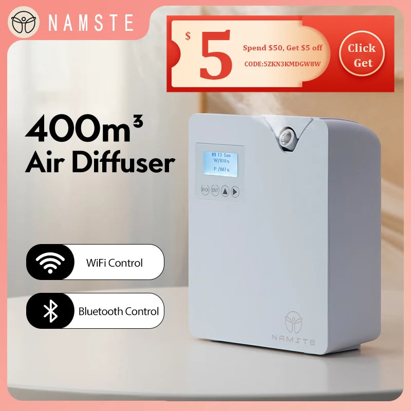 NAMSTE Scent Air Machine Home Essential Oil Diffuser