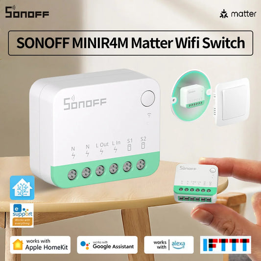 SONOFF MINIR4M Matter MINIR4 Wifi Smart Switch